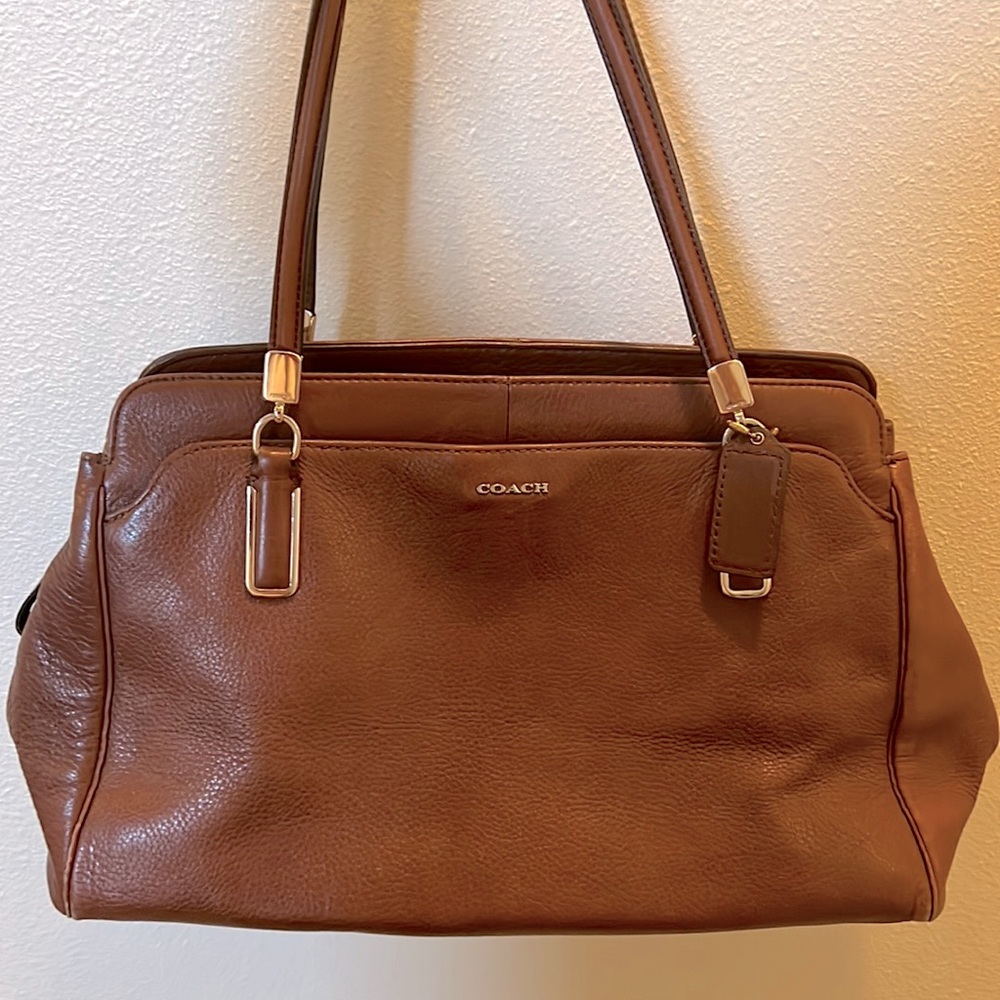 Authentic Leather Coach Bag